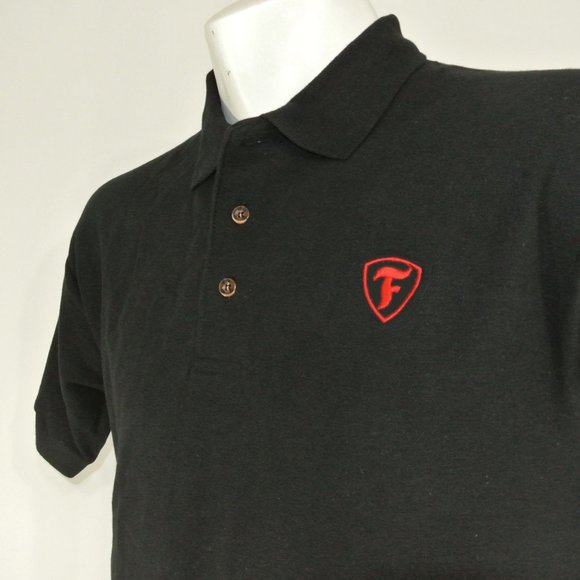 FIRESTONE Tire Automotive Employee Uniform Polo Shirt Black NEW Size XL - Picture 5 of 9